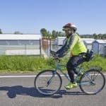 Participant at Bike the Levees